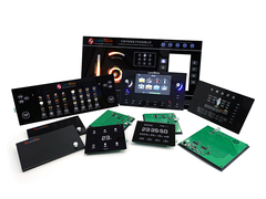 Переключатель мембраны полиэстера HMI емкостный для бытового прибора